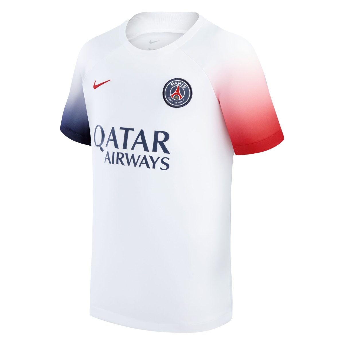 Exklusive paris saint-germain nike academy pro pre-match-oberteil – weiß – kinder Kollektion – Premium Paris Saint Germain Trikots