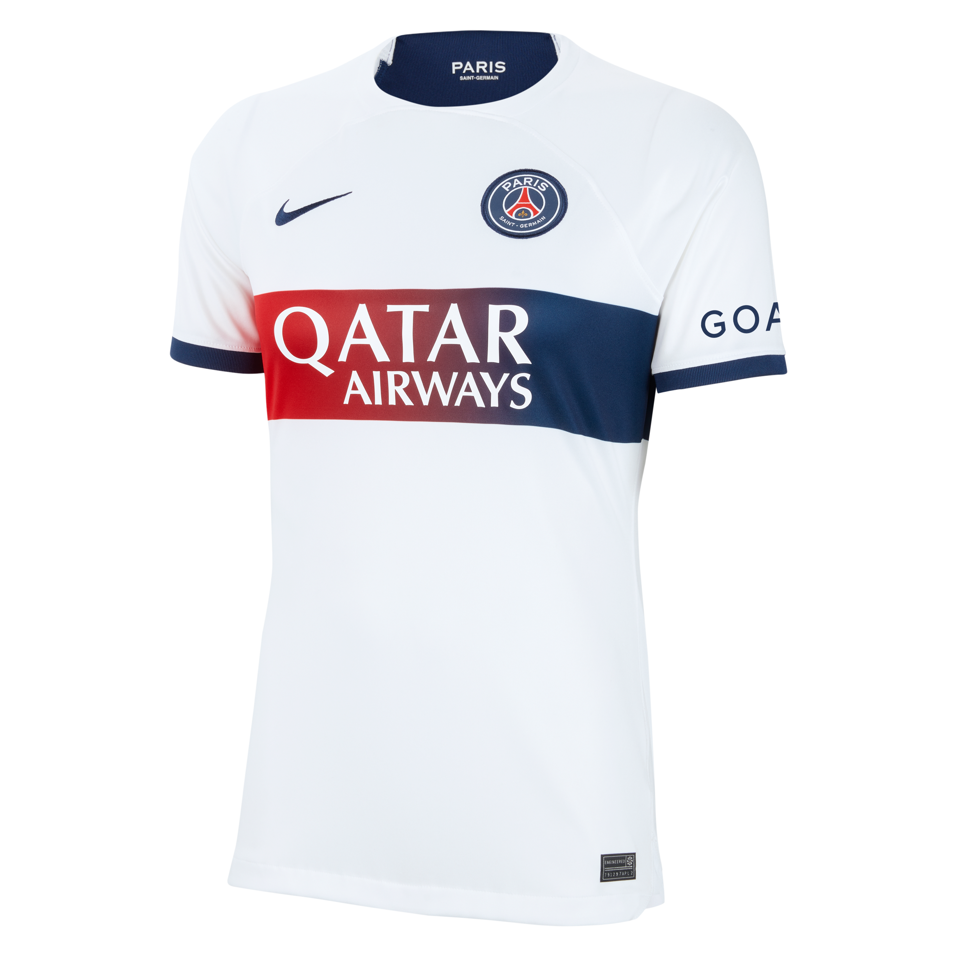Exklusive paris saint-germain nike auswärtsstadiontrikot 2023-24 – damen mit personalisieren druck Kollektion – Premium Paris Saint Germain Trikots