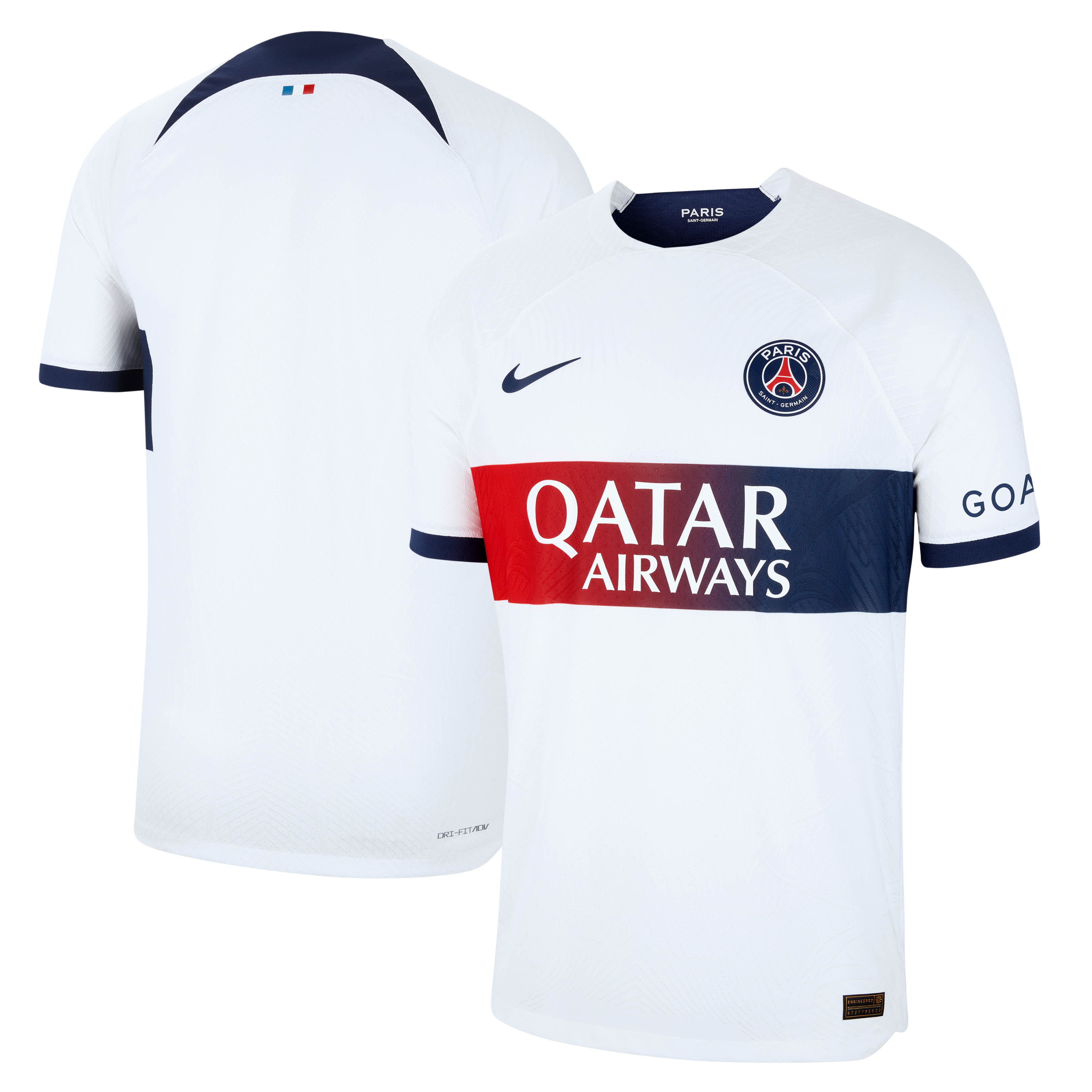 Exklusive paris saint-germain nike auswärtstrikot dri fit adv match 2023-24 mit personalisieren druck Kollektion – Premium Paris Saint Germain Trikots