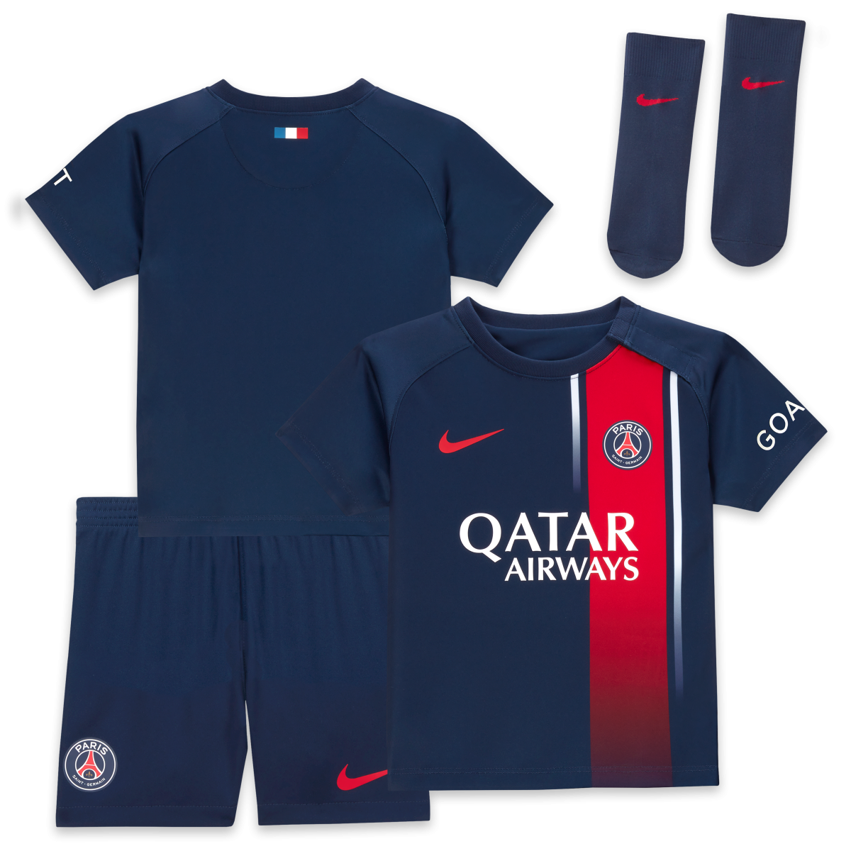 Exklusive paris saint-germain nike heimstadion-trikot 2023-24 – säugling mit personalisieren druck Kollektion – Premium Paris Saint Germain Trikots