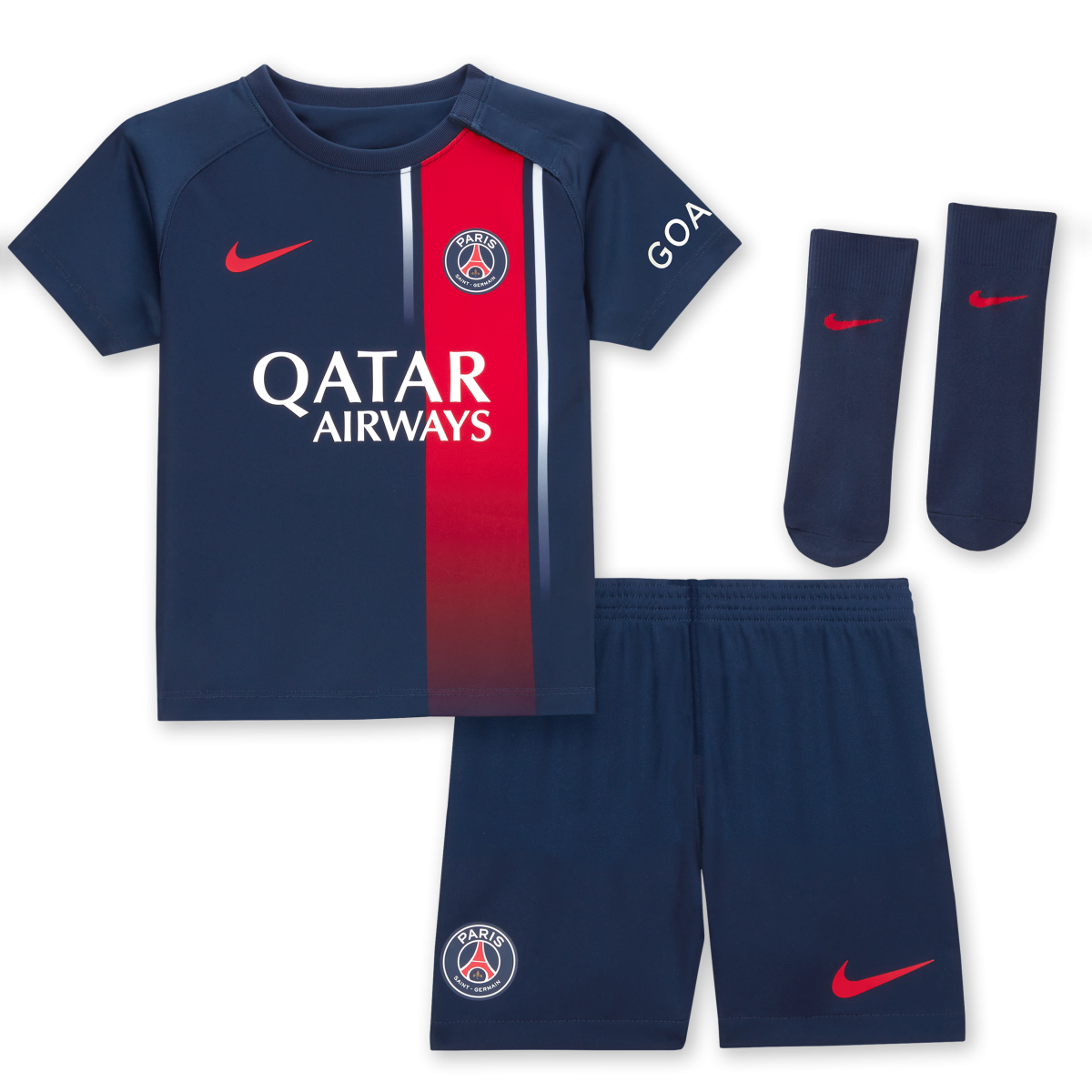 Exklusive paris saint-germain nike heimstadion-trikot 2023-24 – säugling mit personalisieren druck Kollektion – Premium Paris Saint Germain Trikots