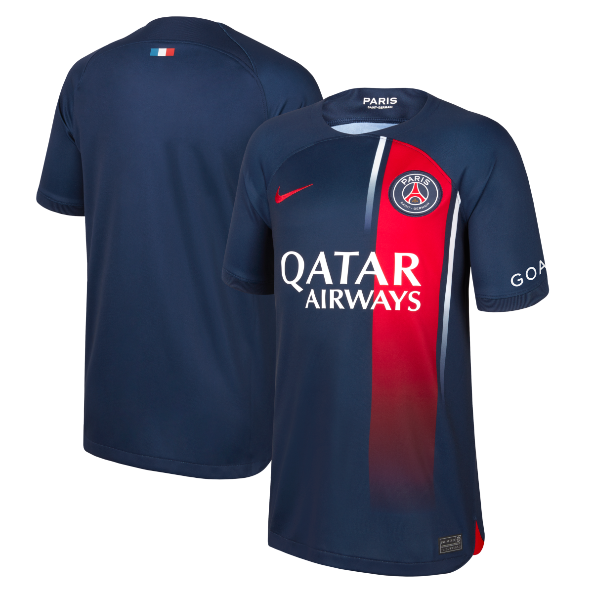 Exklusive paris saint-germain nike heimstadiontrikot 2023-24 – kinder mit personalisieren druck Kollektion – Premium Paris Saint Germain Trikots