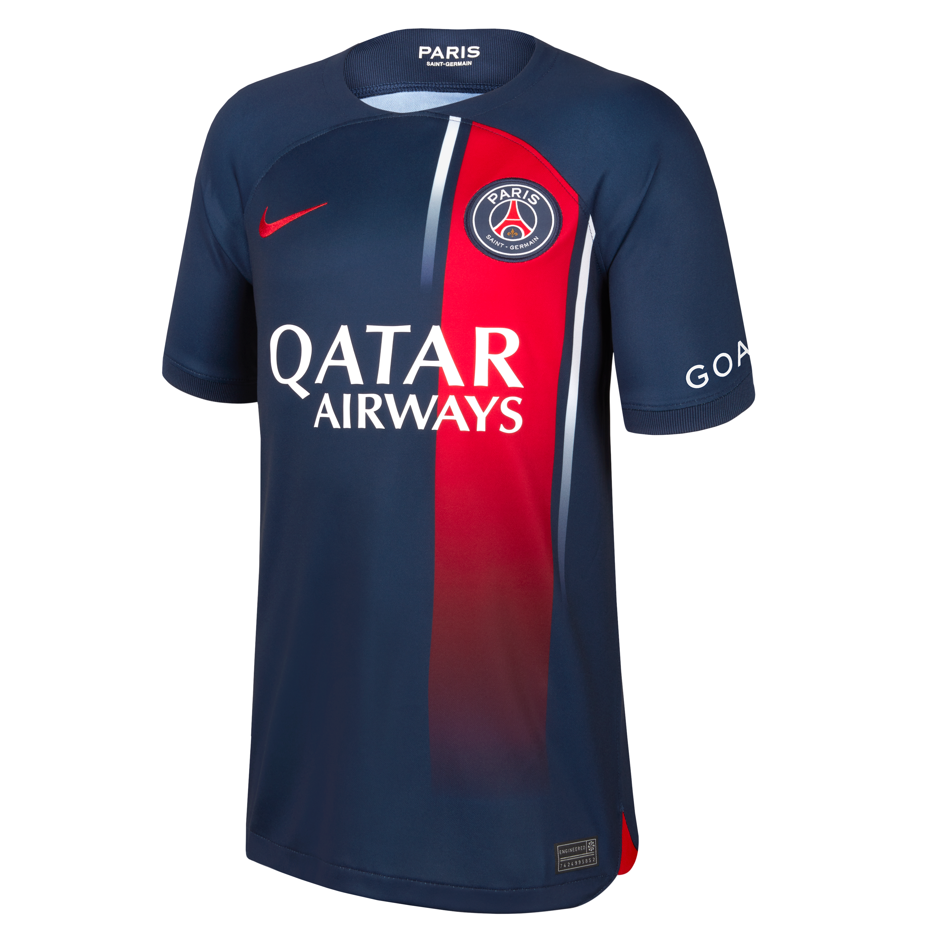 Exklusive paris saint-germain nike heimstadiontrikot 2023-24 – kinder mit personalisieren druck Kollektion – Premium Paris Saint Germain Trikots