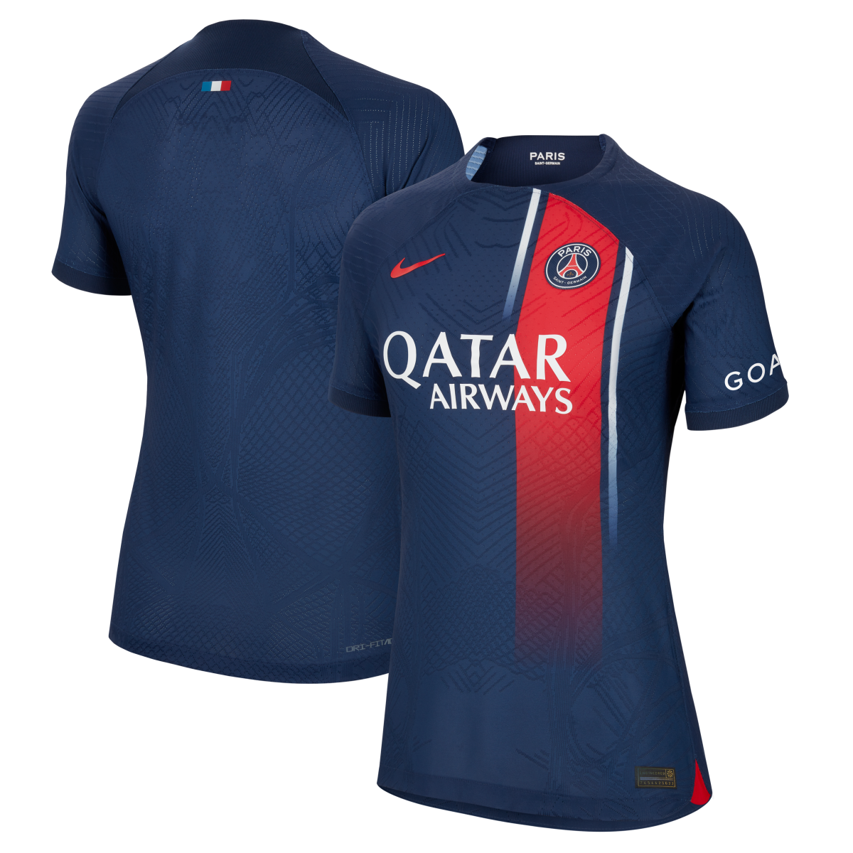 Exklusive paris saint-germain nike home dri-fit adv match trikot 2023-24 – damen mit personalisieren druck Kollektion – Premium Paris Saint Germain Trikots