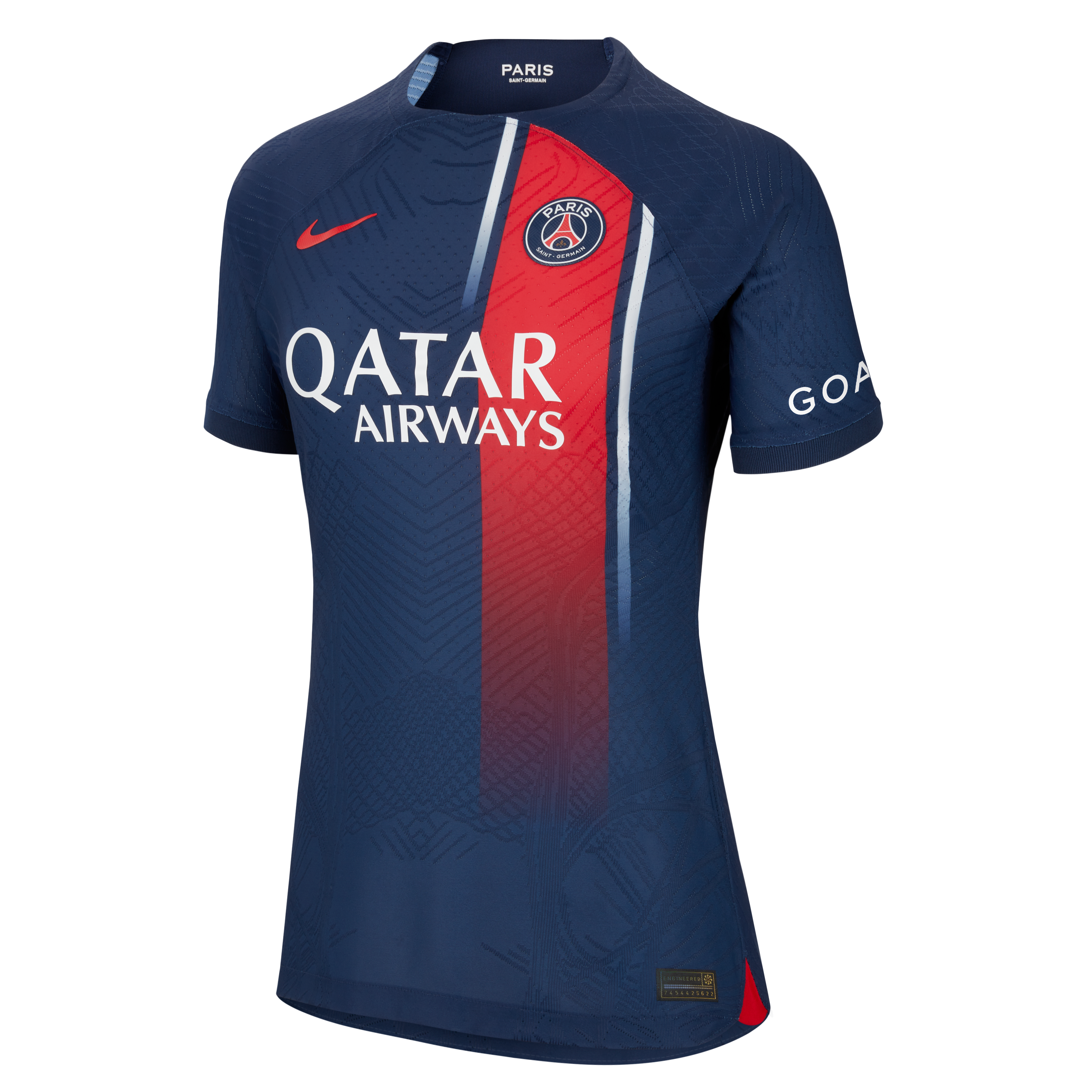Exklusive paris saint-germain nike home dri-fit adv match trikot 2023-24 – damen mit personalisieren druck Kollektion – Premium Paris Saint Germain Trikots