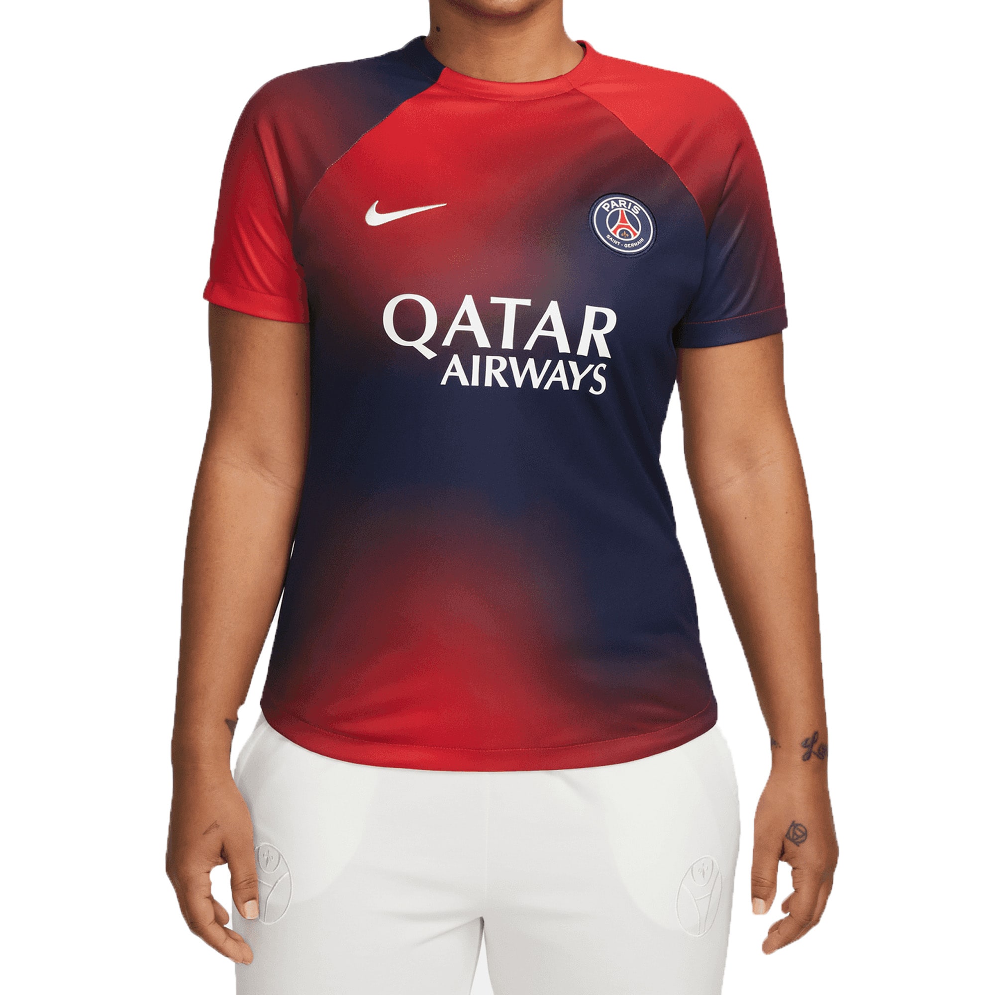 Exklusive paris saint-germain nike pre match top – marineblau – damen Kollektion – Premium Paris Saint Germain Trikots