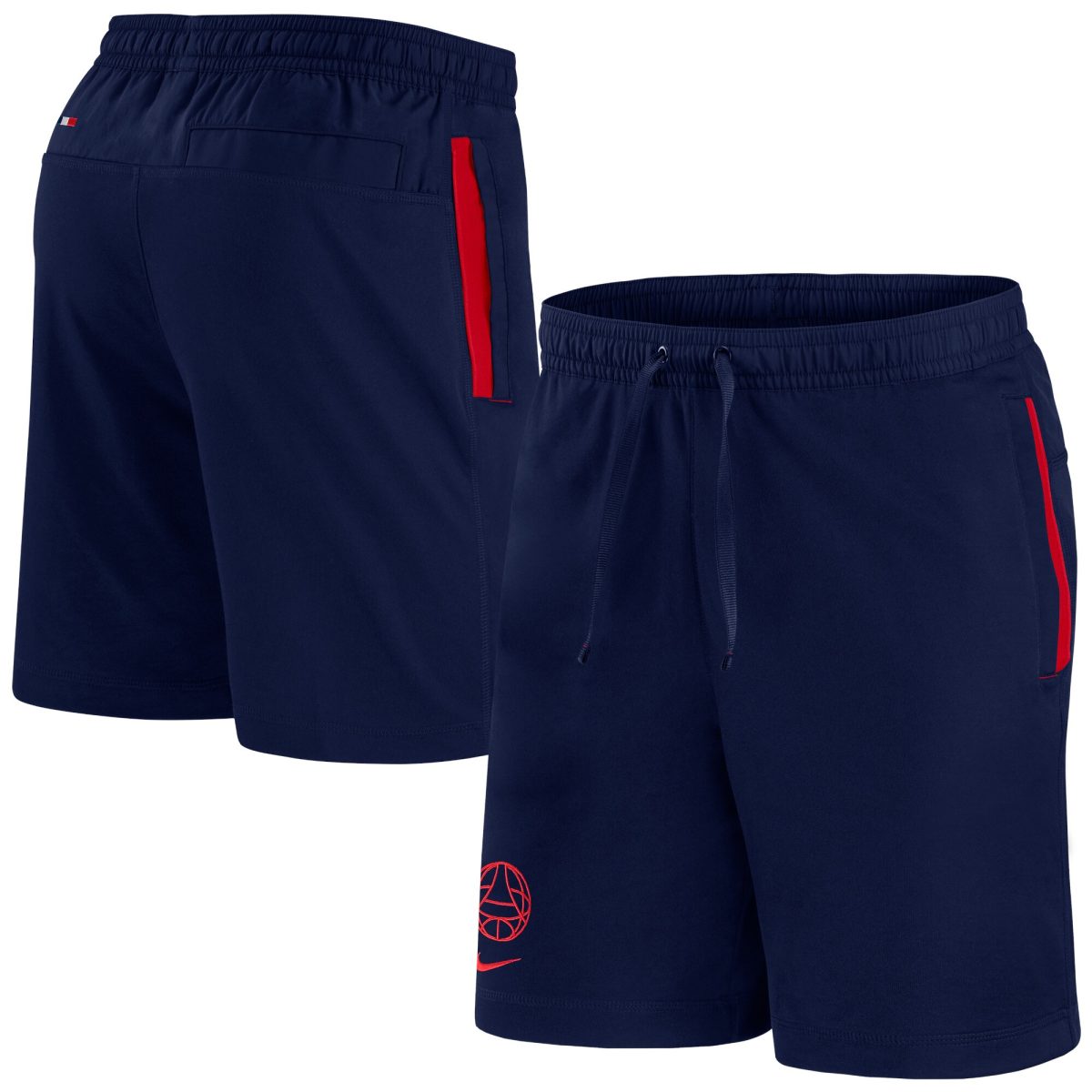 Exklusive paris saint-germain nike reiseshorts – marineblau Kollektion – Premium Paris Saint Germain Trikots