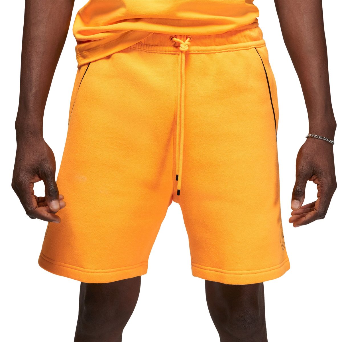 Exklusive paris saint-germain x jordan fleece-shorts – gelb Kollektion – Premium Paris Saint Germain Trikots