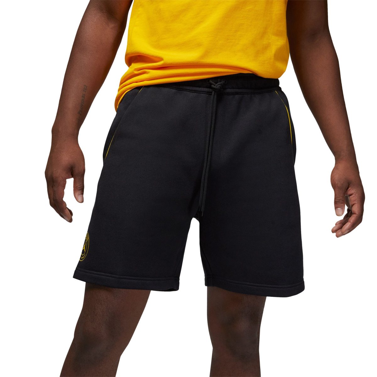 Exklusive paris saint-germain x jordan fleece-shorts – schwarz Kollektion – Premium Paris Saint Germain Trikots