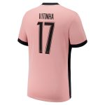 Exklusive psg jordan drittes stadiontrikot 2024-25 – kinder mit cup-aufdruck vitinha 17 Kollektion – Premium Paris Saint Germain Trikots