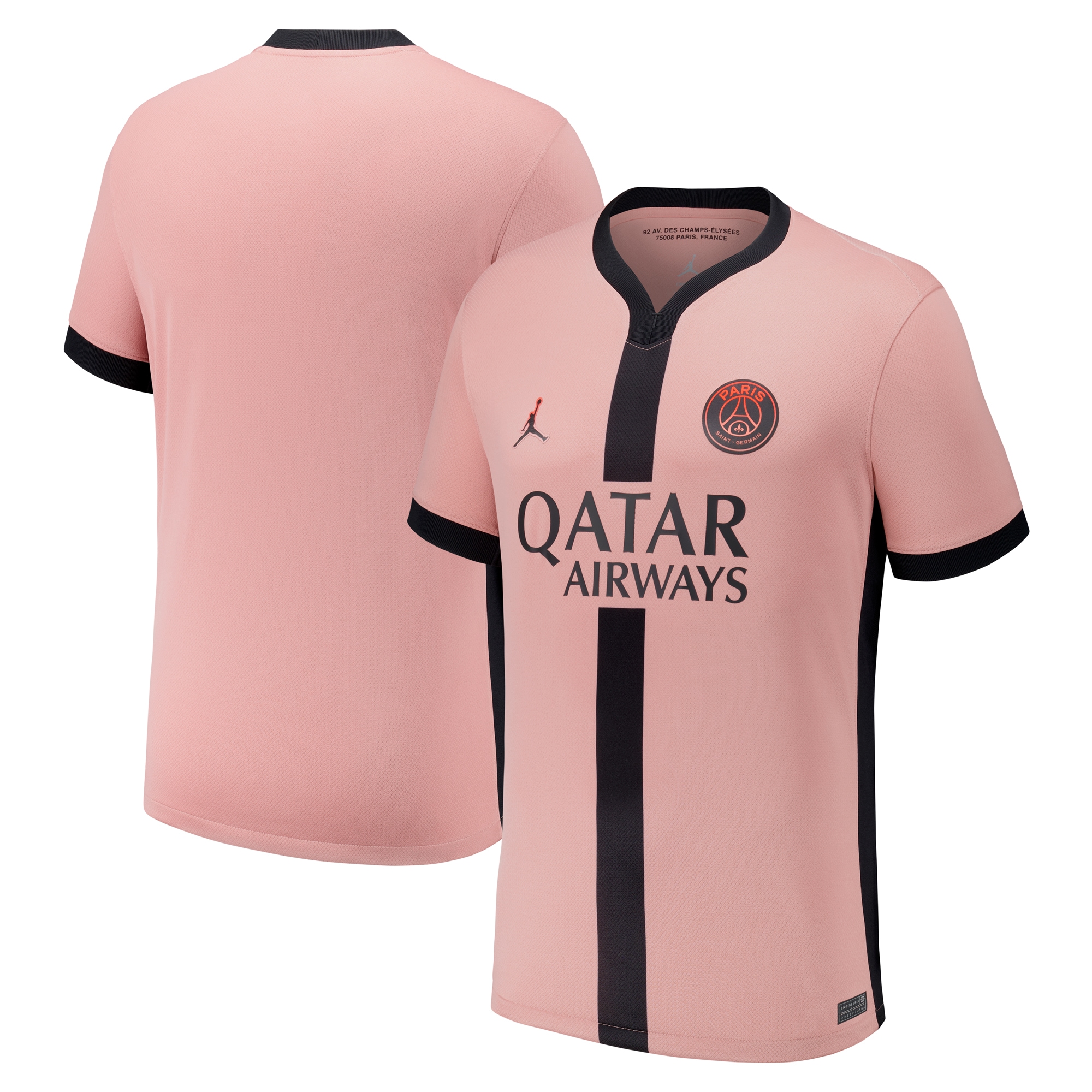 Exklusive psg jordan drittes stadiontrikot 2024-25 mit personalisieren druck Kollektion – Premium Paris Saint Germain Trikots