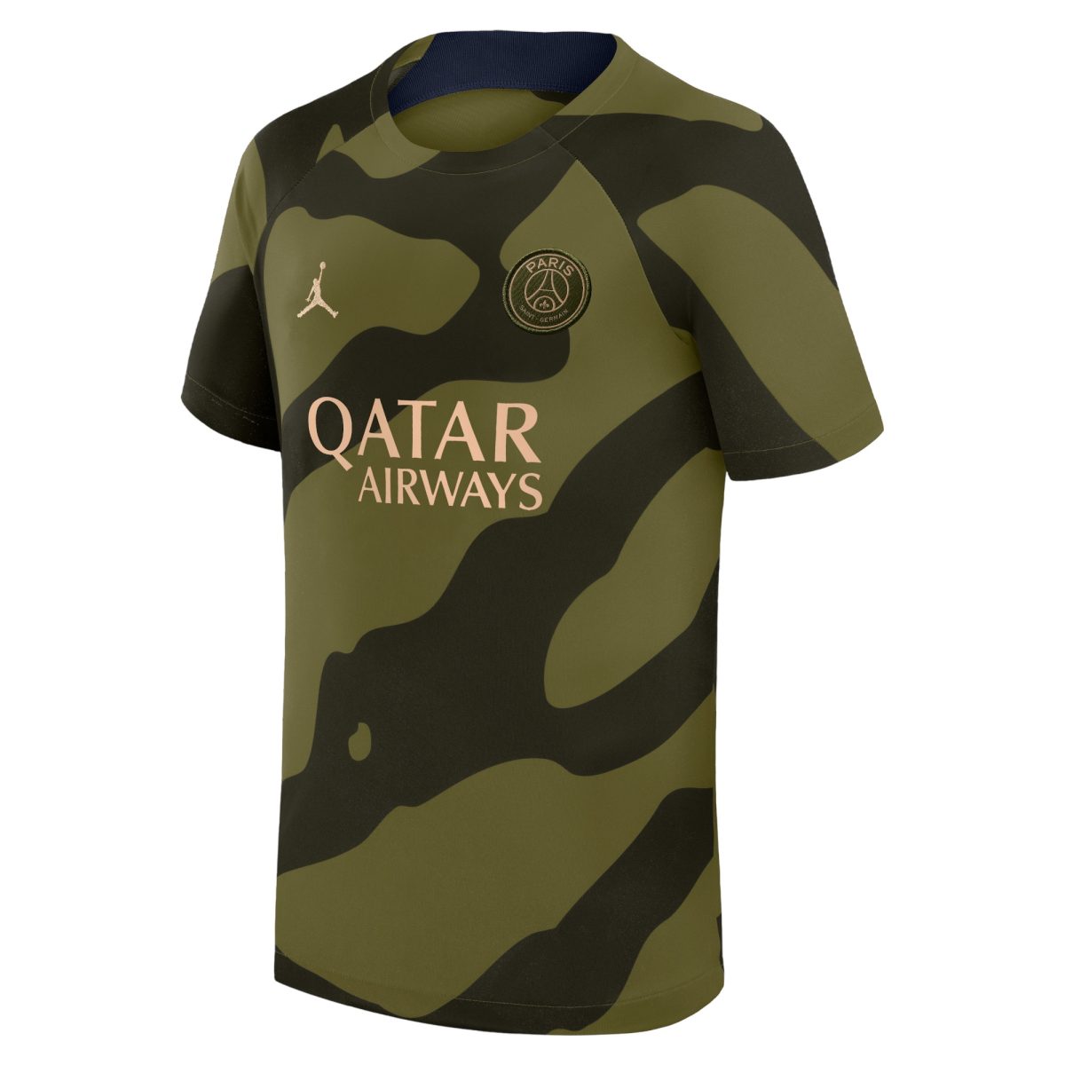 Exklusive psg jordan pre match top – grün – kinder Kollektion – Premium Paris Saint Germain Trikots