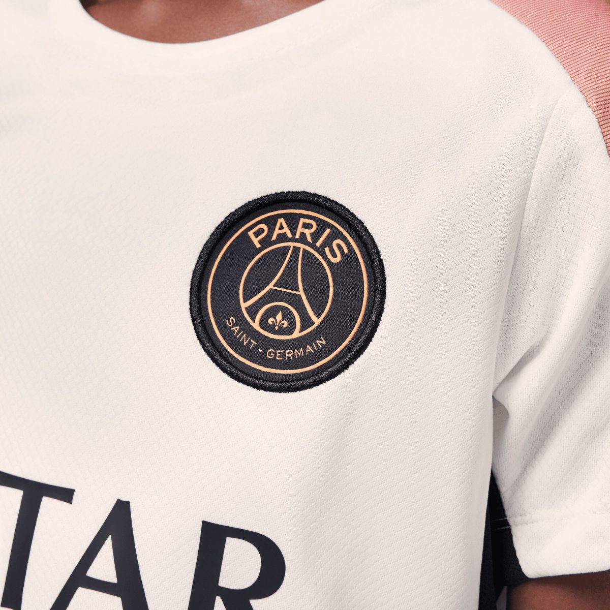 Exklusive psg jordan strike trainingsoberteil – elfenbein – kinder Kollektion – Premium Paris Saint Germain Trikots