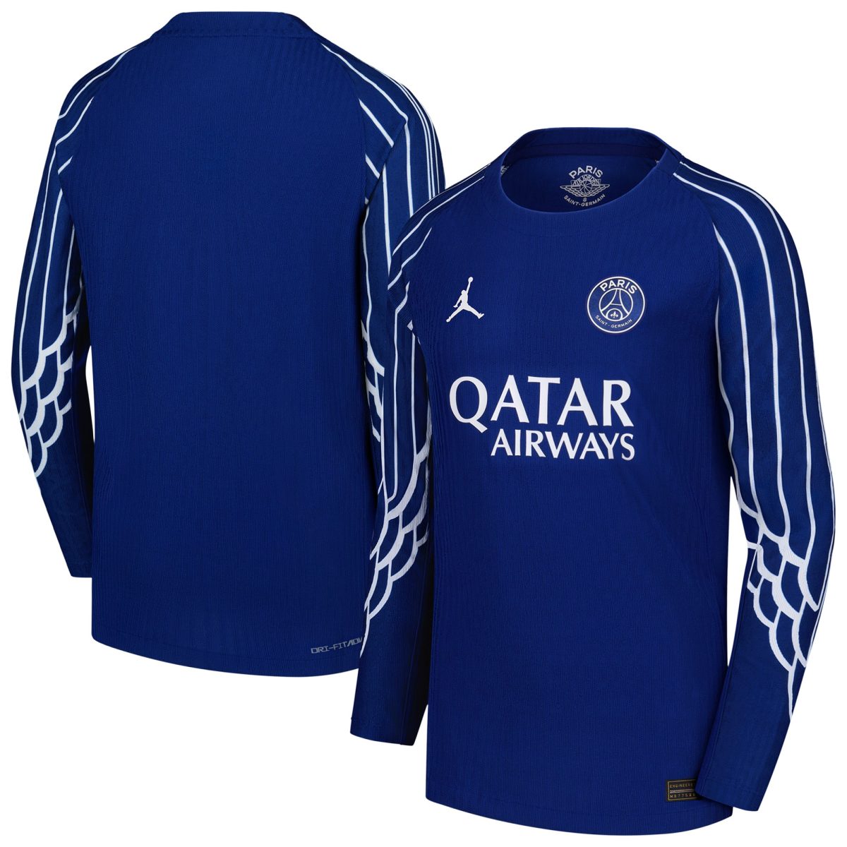 Exklusive psg jordan viertes dri-fit adv match-shirt 2024-25 – langarm – kinder Kollektion – Premium Paris Saint Germain Trikots