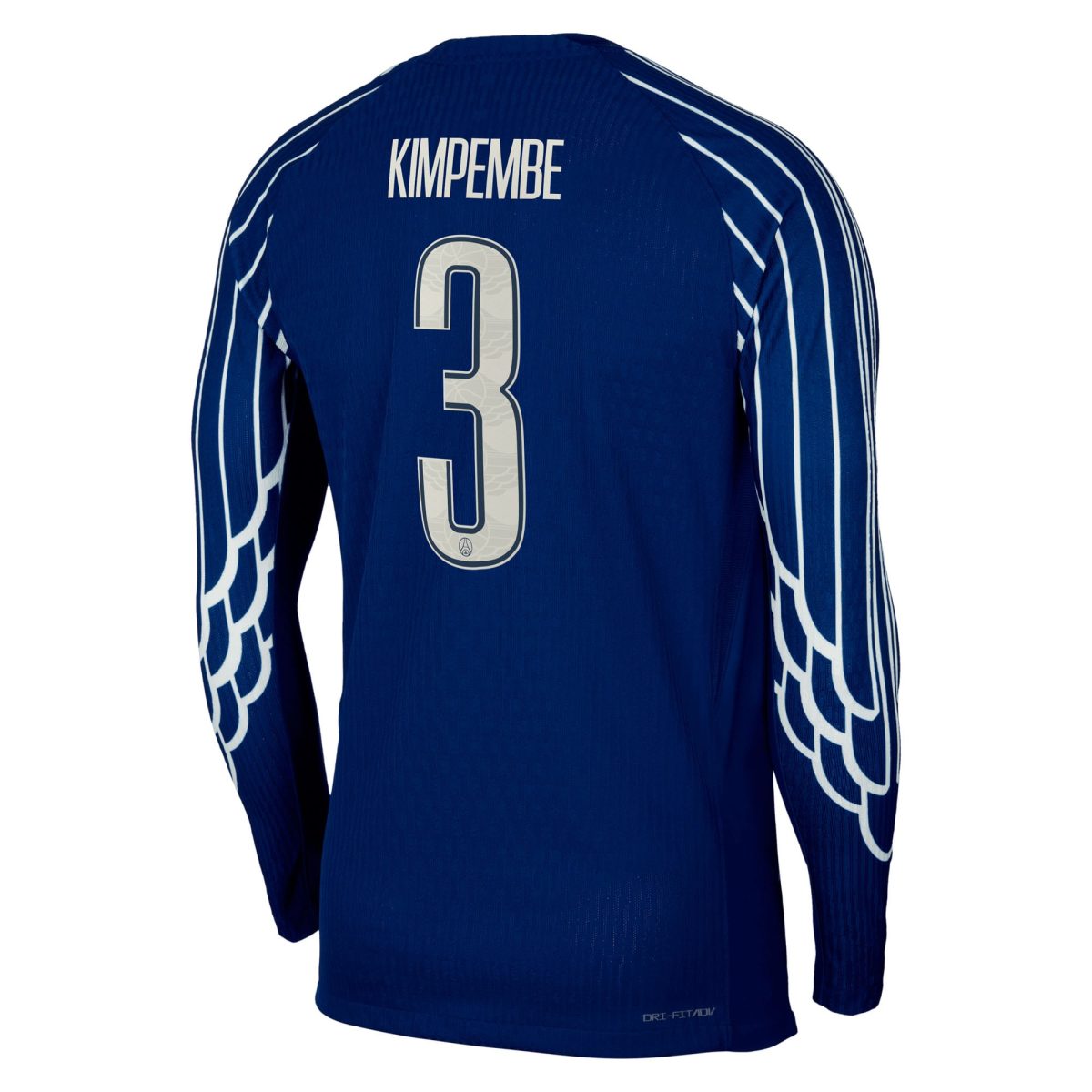 Exklusive psg jordan viertes dri-fit adv match-shirt 2024-25 – langarm – kinder mit cup-aufdruck kimpembe 3 Kollektion – Premium Paris Saint Germain Trikots
