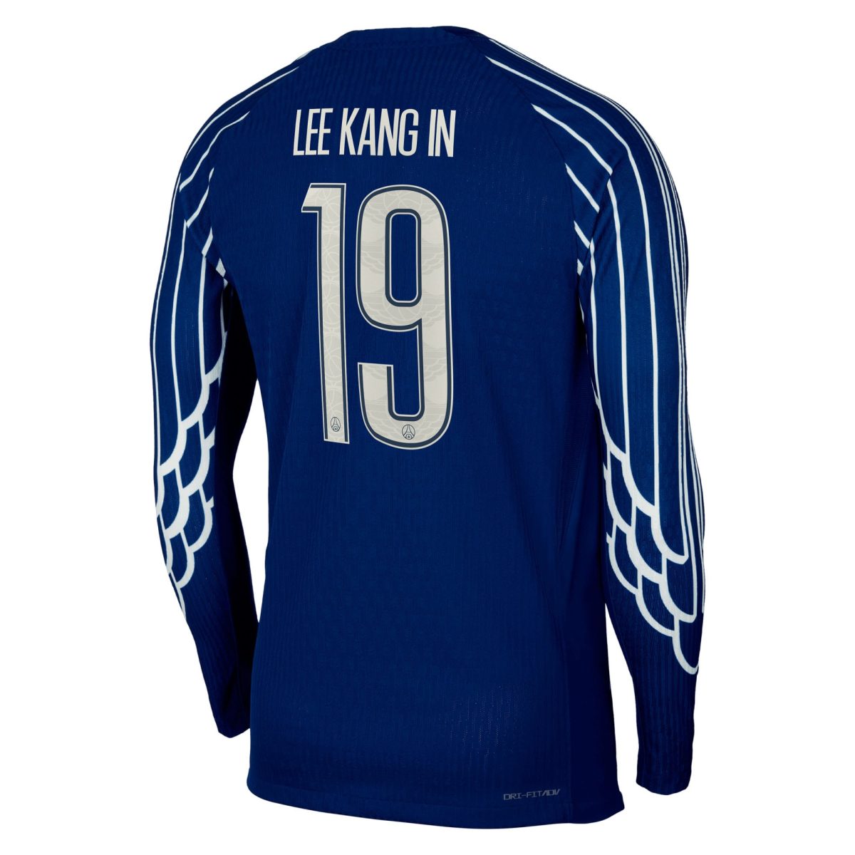 Exklusive psg jordan viertes dri-fit adv match-shirt 2024-25 – langarm – kinder mit cup-aufdruck lee kang in 19 Kollektion – Premium Paris Saint Germain Trikots