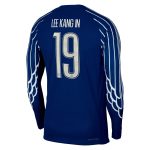 Exklusive psg jordan viertes dri-fit adv match-shirt 2024-25 – langarm – kinder mit cup-aufdruck lee kang in 19 Kollektion – Premium Paris Saint Germain Trikots