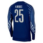 Exklusive psg jordan viertes dri-fit adv match-shirt 2024-25 – langarm – kinder mit cup-aufdruck n.mendes 25 Kollektion – Premium Paris Saint Germain Trikots