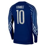 Exklusive psg jordan viertes dri-fit adv match-shirt 2024-25 – langarm – kinder mit cup-aufdruck o.dembele 10 Kollektion – Premium Paris Saint Germain Trikots