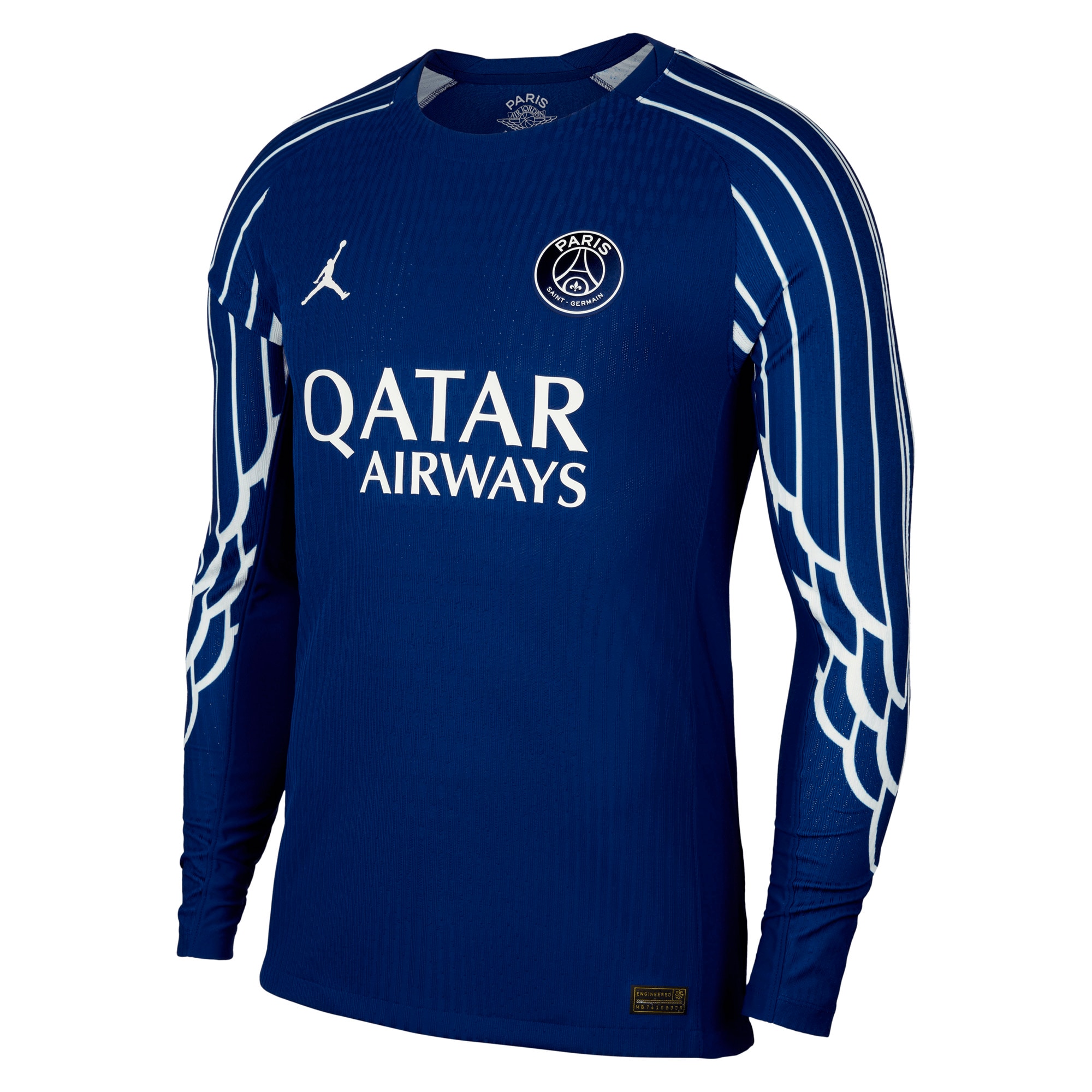 Exklusive psg jordan viertes dri-fit adv match-shirt 2024-25 – langarm – kinder mit de almeida 5-aufdruck Kollektion – Premium Paris Saint Germain Trikots