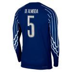 Exklusive psg jordan viertes dri-fit adv match-shirt 2024-25 – langarm – kinder mit de almeida 5-aufdruck Kollektion – Premium Paris Saint Germain Trikots