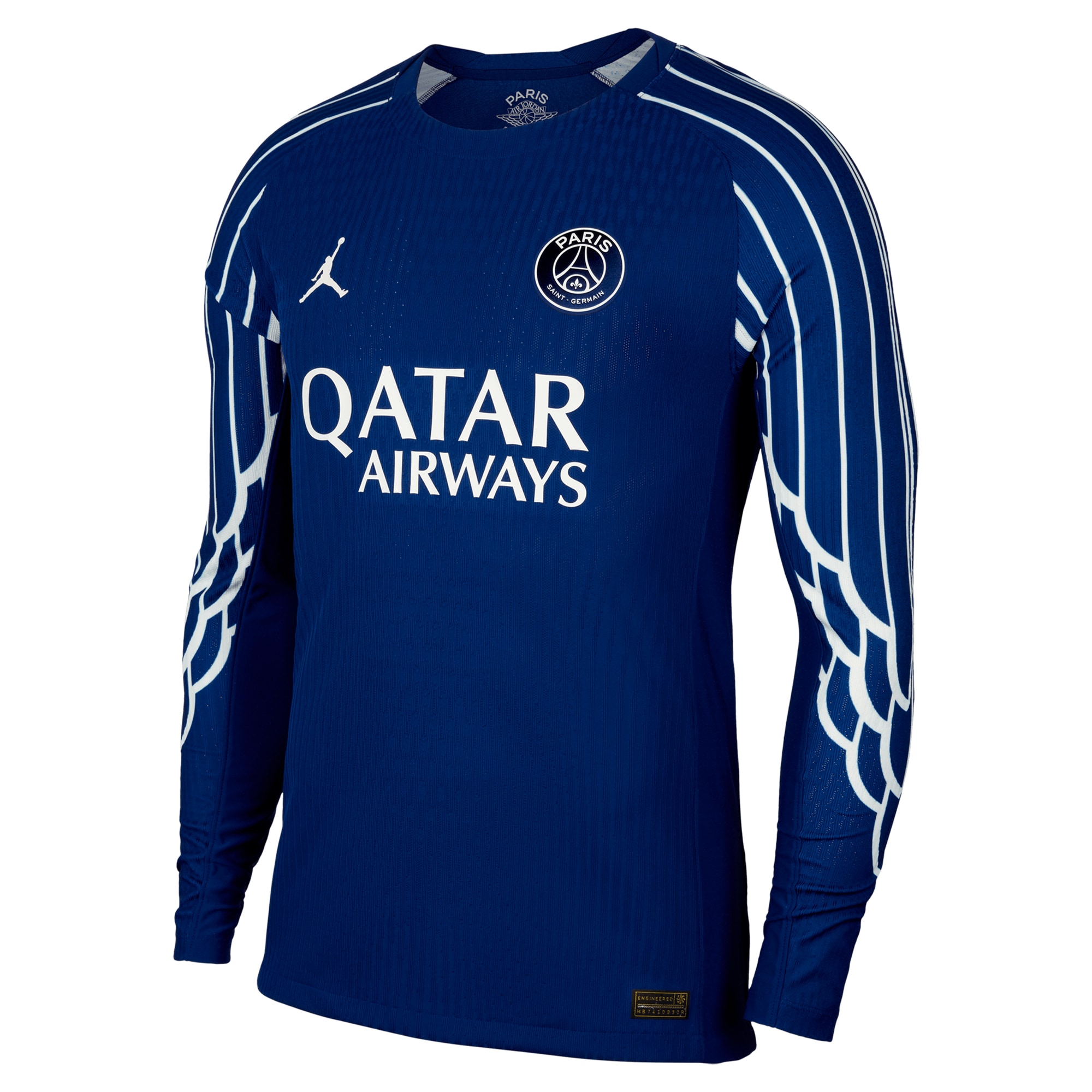 Exklusive psg jordan viertes dri-fit adv match-shirt 2024-25 – langarm – kinder mit fabian 8-aufdruck Kollektion – Premium Paris Saint Germain Trikots