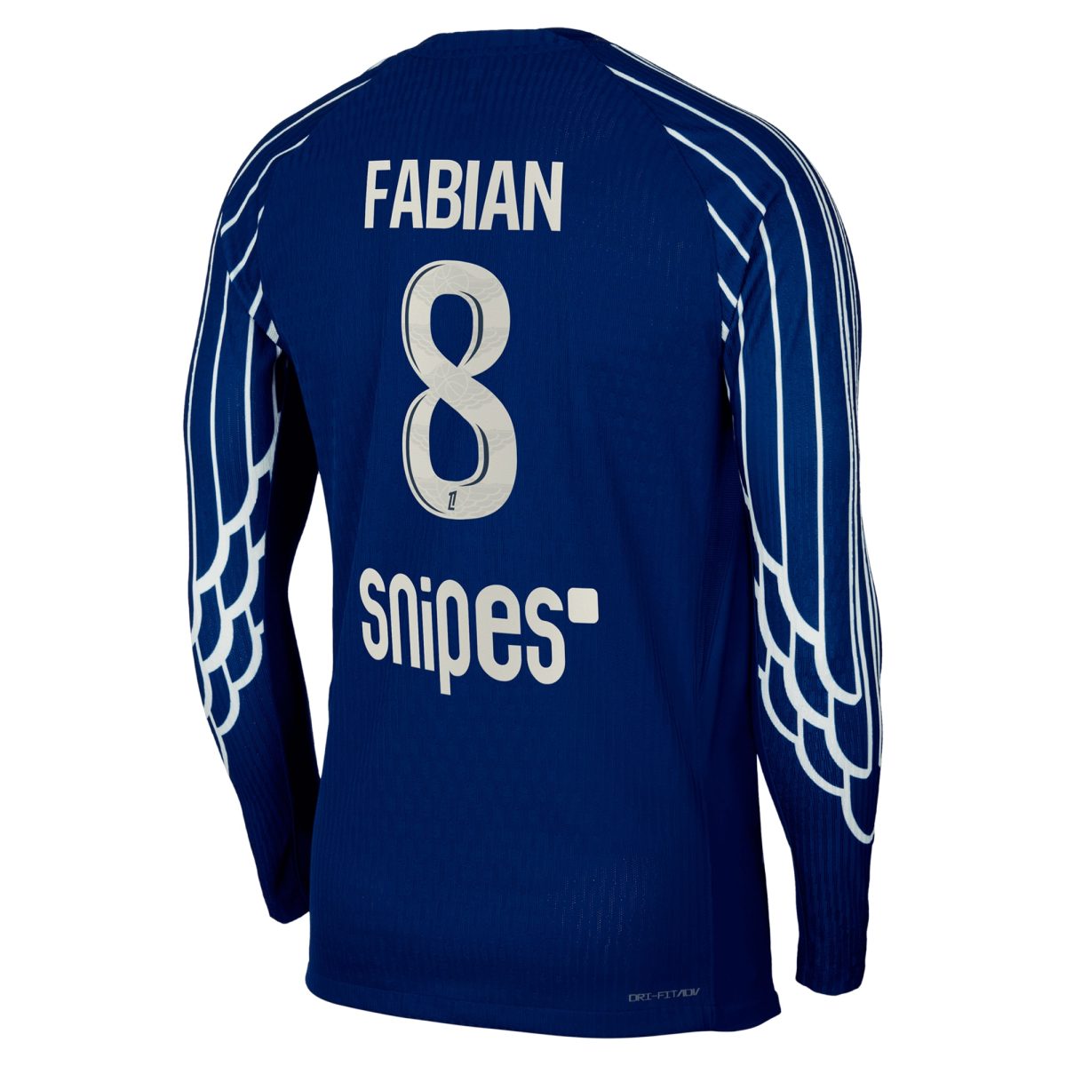 Exklusive psg jordan viertes dri-fit adv match-shirt 2024-25 – langarm – kinder mit fabian 8-aufdruck Kollektion – Premium Paris Saint Germain Trikots
