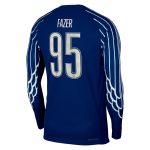 Exklusive psg jordan viertes dri-fit adv match-shirt 2024-25 – langarm – kinder mit fazer 95-aufdruck Kollektion – Premium Paris Saint Germain Trikots