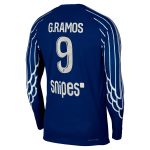 Exklusive psg jordan viertes dri-fit adv match-shirt 2024-25 – langarm – kinder mit g.ramos 9-aufdruck Kollektion – Premium Paris Saint Germain Trikots