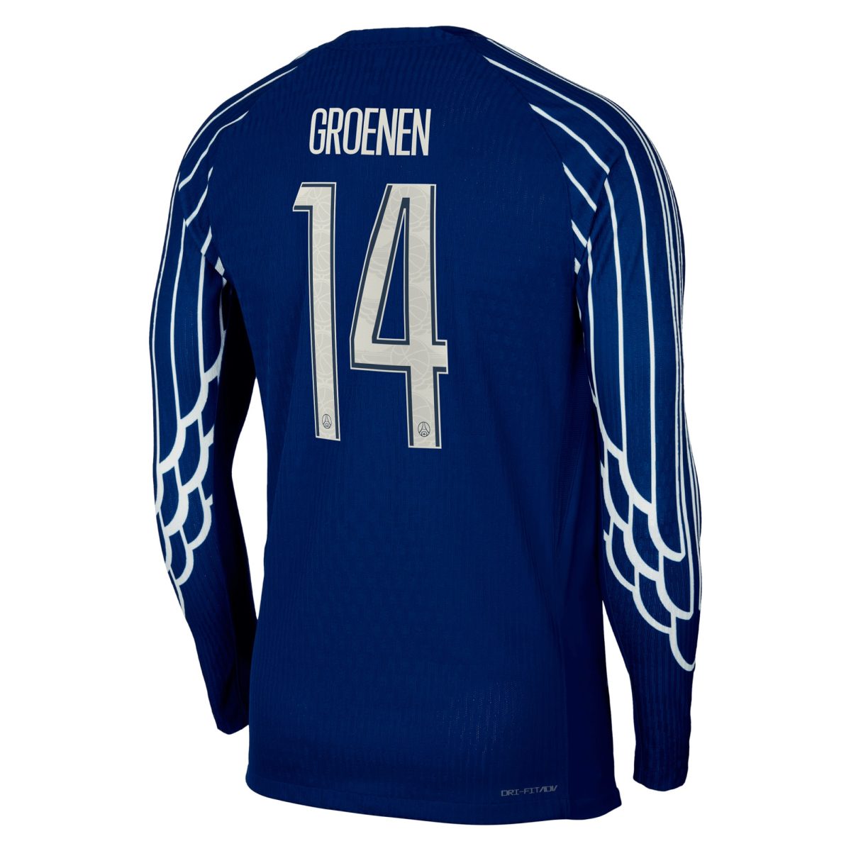 Exklusive psg jordan viertes dri-fit adv match-shirt 2024-25 – langarm – kinder mit groenen 14-aufdruck Kollektion – Premium Paris Saint Germain Trikots