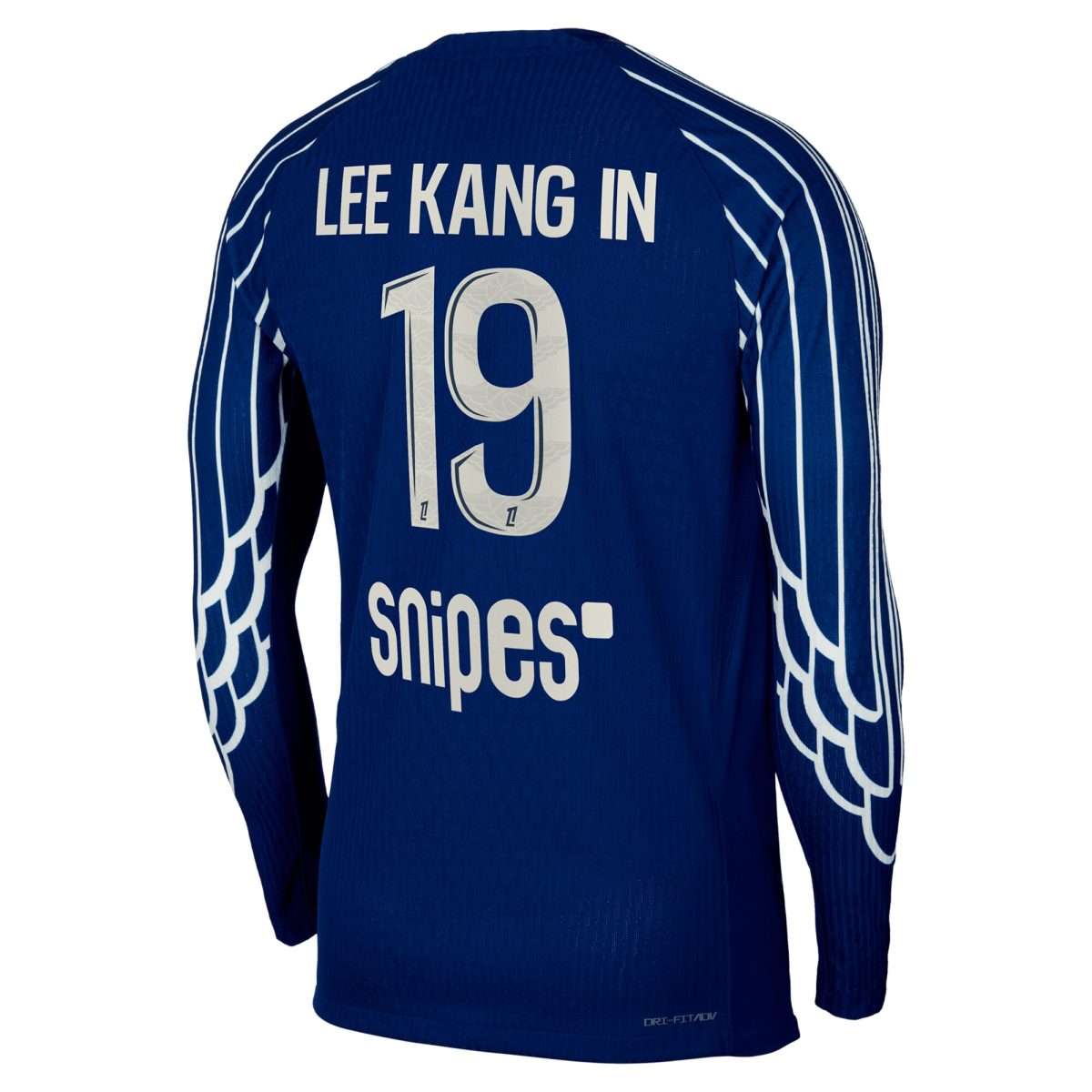 Exklusive psg jordan viertes dri-fit adv match-shirt 2024-25 – langarm – kinder mit lee kang in 19-aufdruck Kollektion – Premium Paris Saint Germain Trikots