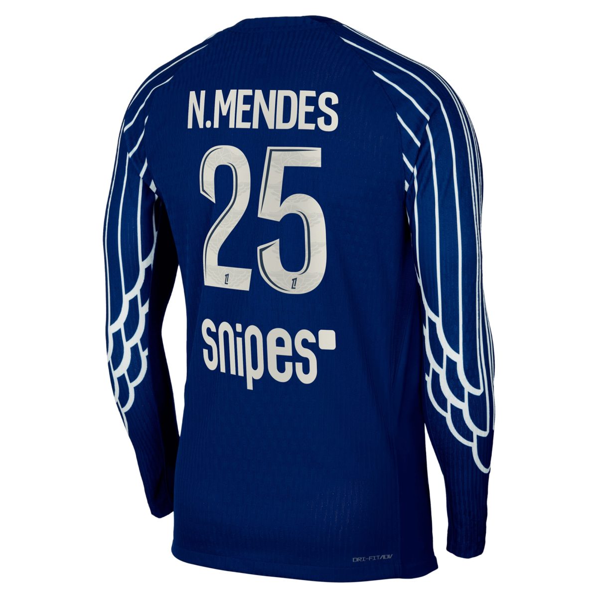 Exklusive psg jordan viertes dri-fit adv match-shirt 2024-25 – langarm – kinder mit n.mendes 25-aufdruck Kollektion – Premium Paris Saint Germain Trikots