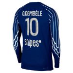 Exklusive psg jordan viertes dri-fit adv match-shirt 2024-25 – langarm – kinder mit o.dembele 10-aufdruck Kollektion – Premium Paris Saint Germain Trikots