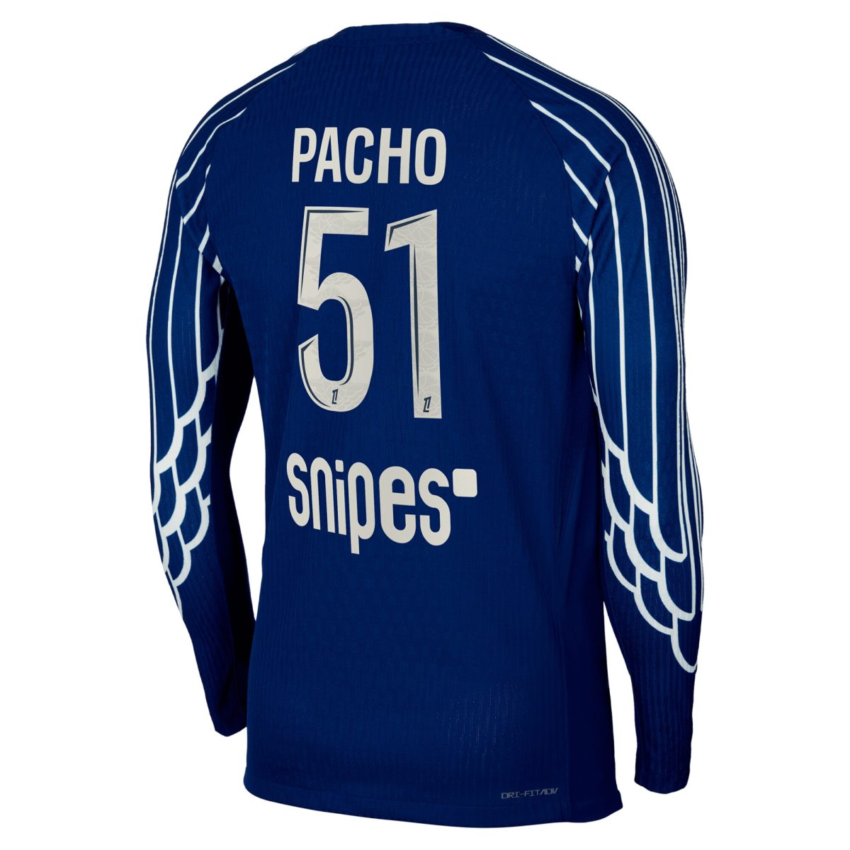 Exklusive psg jordan viertes dri-fit adv match-shirt 2024-25 – langarm – kinder mit pacho 51-aufdruck Kollektion – Premium Paris Saint Germain Trikots