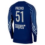 Exklusive psg jordan viertes dri-fit adv match-shirt 2024-25 – langarm – kinder mit pacho 51-aufdruck Kollektion – Premium Paris Saint Germain Trikots