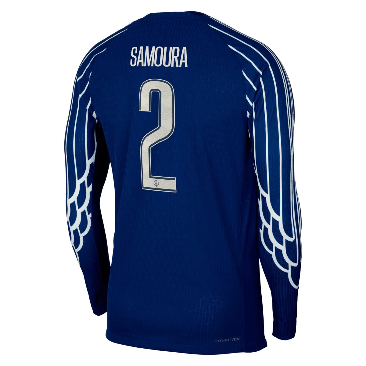 Exklusive psg jordan viertes dri-fit adv match-shirt 2024-25 – langarm – kinder mit samoura 2-aufdruck Kollektion – Premium Paris Saint Germain Trikots