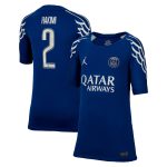 Exklusive psg jordan viertes stadiontrikot 2024-25 – kinder mit cup-aufdruck hakimi 2 Kollektion – Premium Paris Saint Germain Trikots
