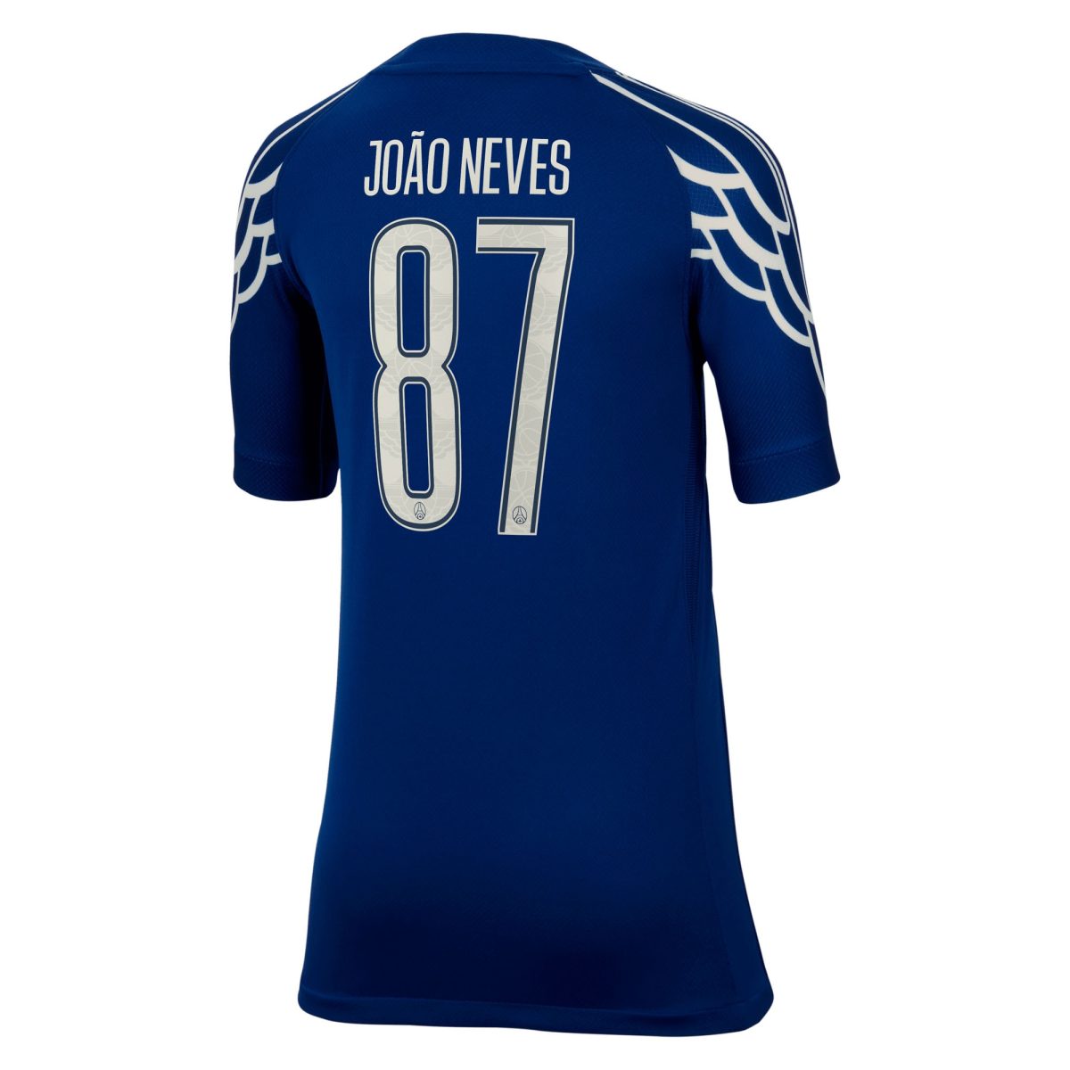 Exklusive psg jordan viertes stadiontrikot 2024-25 – kinder mit cup-aufdruck joao neves 87 Kollektion – Premium Paris Saint Germain Trikots