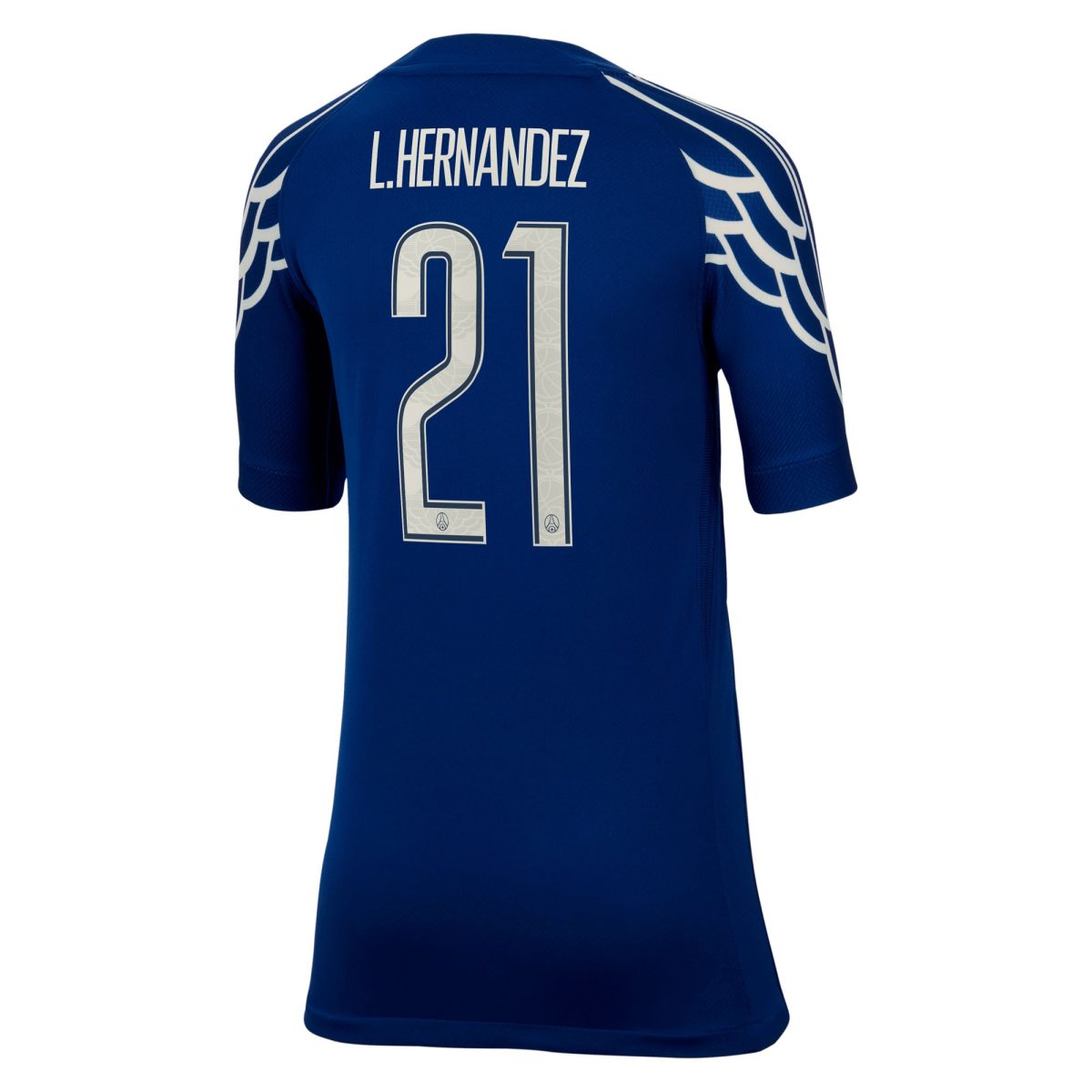 Exklusive psg jordan viertes stadiontrikot 2024-25 – kinder mit cup-aufdruck l.hernandez 21 Kollektion – Premium Paris Saint Germain Trikots