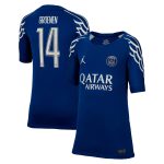 Exklusive psg jordan viertes stadiontrikot 2024-25 – kinder mit groenen 14-aufdruck Kollektion – Premium Paris Saint Germain Trikots