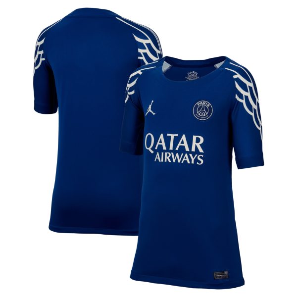 Exklusive psg jordan viertes stadiontrikot 2024-25 – kinder mit personalisieren druck Kollektion – Premium Paris Saint Germain Trikots