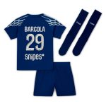 Exklusive psg jordan viertes stadiontrikot 2024-25 – kleine kinder mit barcola 29-aufdruck Kollektion – Premium Paris Saint Germain Trikots
