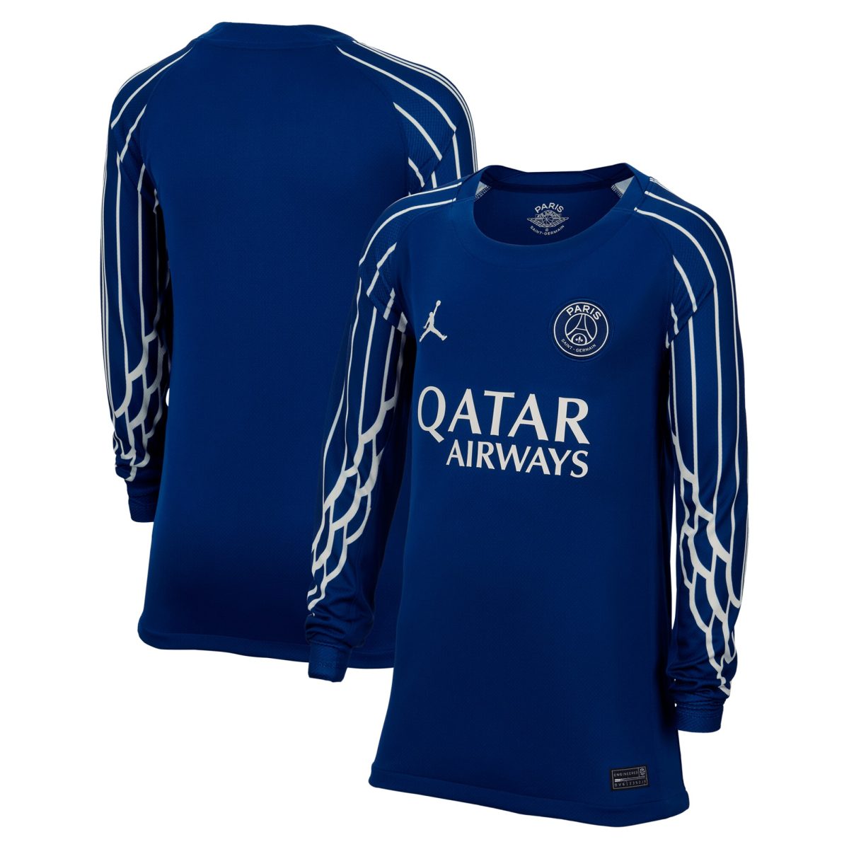 Exklusive psg jordan viertes stadiontrikot 2024-25 – langarm – kinder Kollektion – Premium Paris Saint Germain Trikots