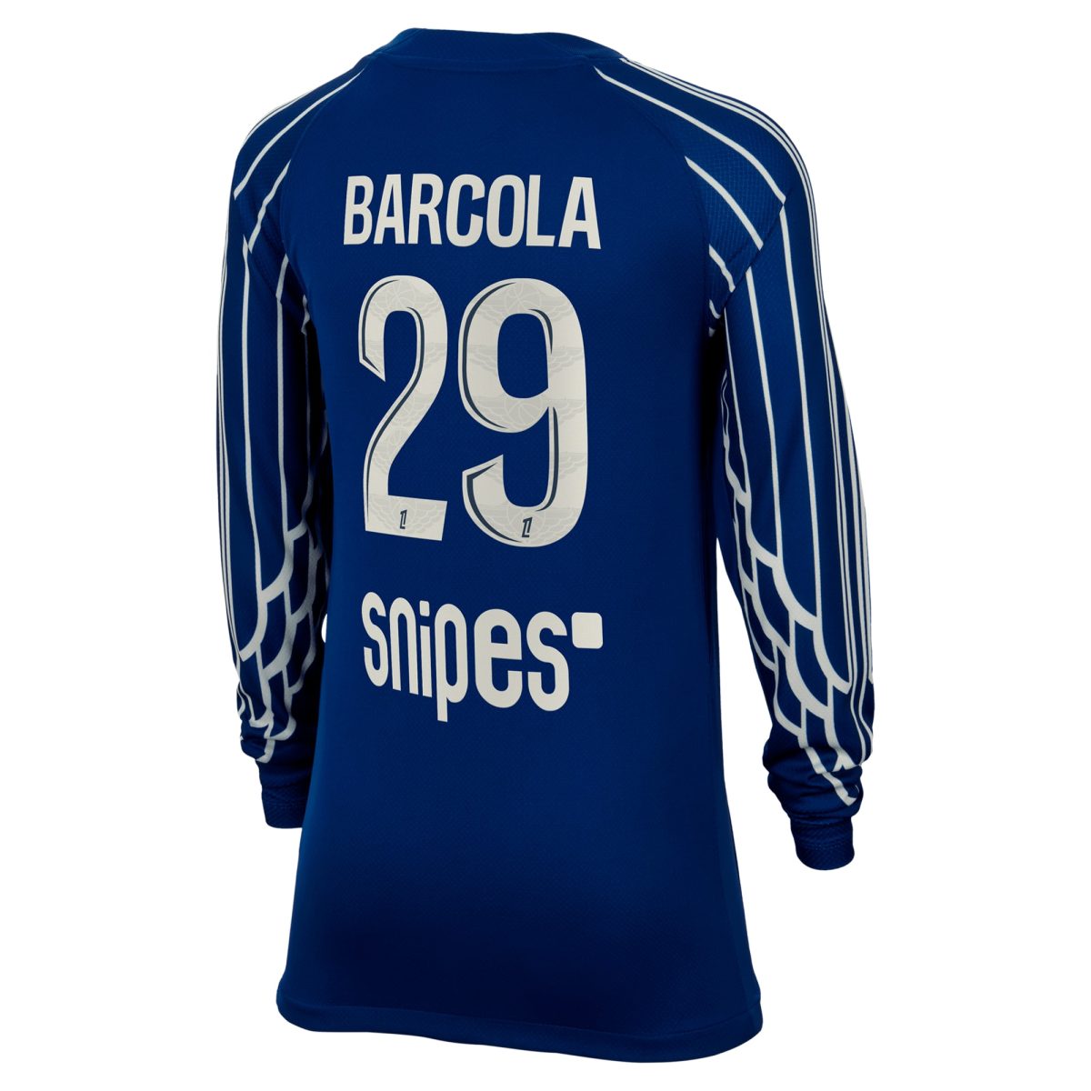 Exklusive psg jordan viertes stadiontrikot 2024-25 – langarm – kinder mit barcola 29-aufdruck Kollektion – Premium Paris Saint Germain Trikots