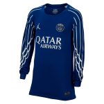 Exklusive psg jordan viertes stadiontrikot 2024-25 – langarm – kinder mit cup-aufdruck fabian 8 Kollektion – Premium Paris Saint Germain Trikots