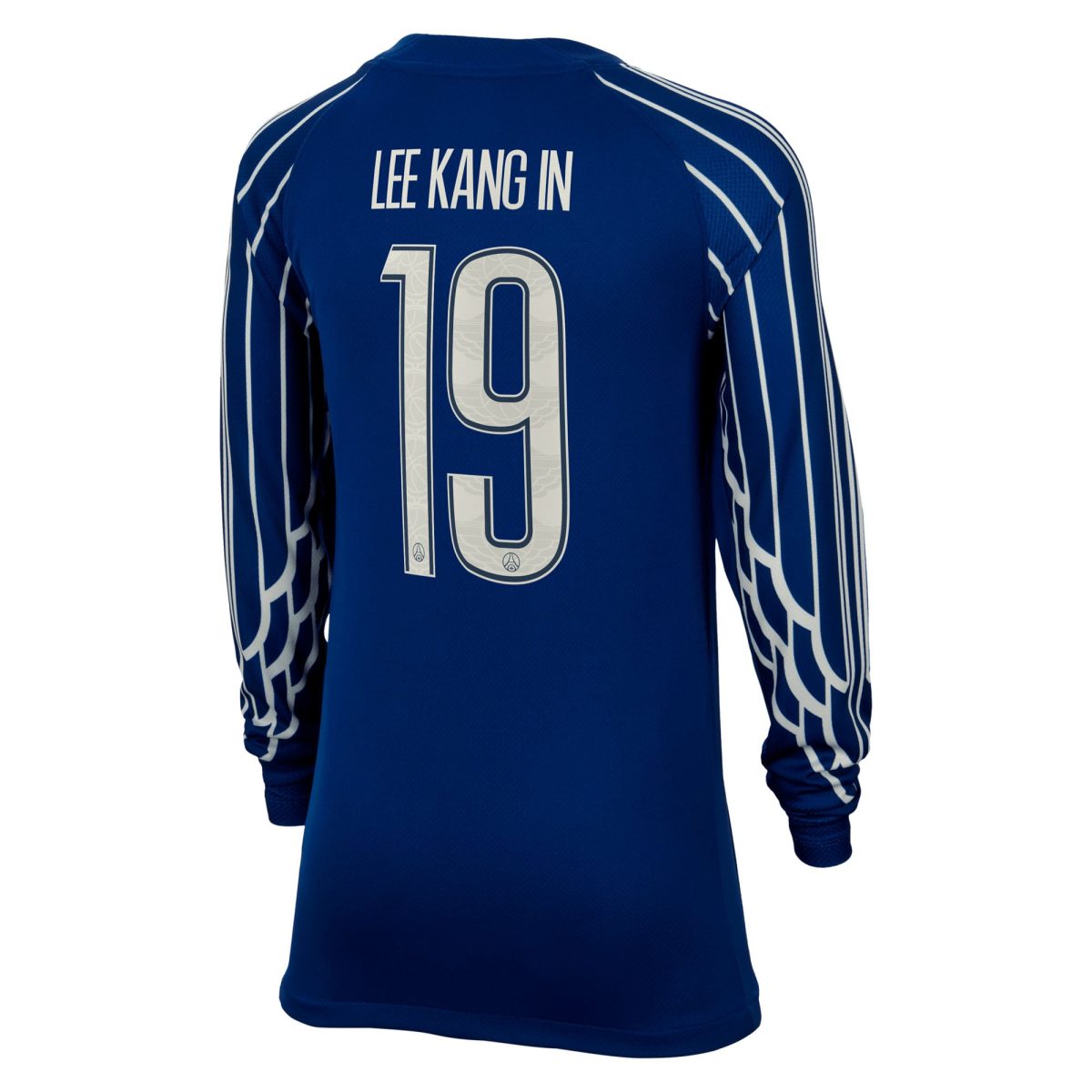 Exklusive psg jordan viertes stadiontrikot 2024-25 – langarm – kinder mit cup-aufdruck lee kang in 19 Kollektion – Premium Paris Saint Germain Trikots