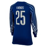 Exklusive psg jordan viertes stadiontrikot 2024-25 – langarm – kinder mit cup-aufdruck n.mendes 25 Kollektion – Premium Paris Saint Germain Trikots