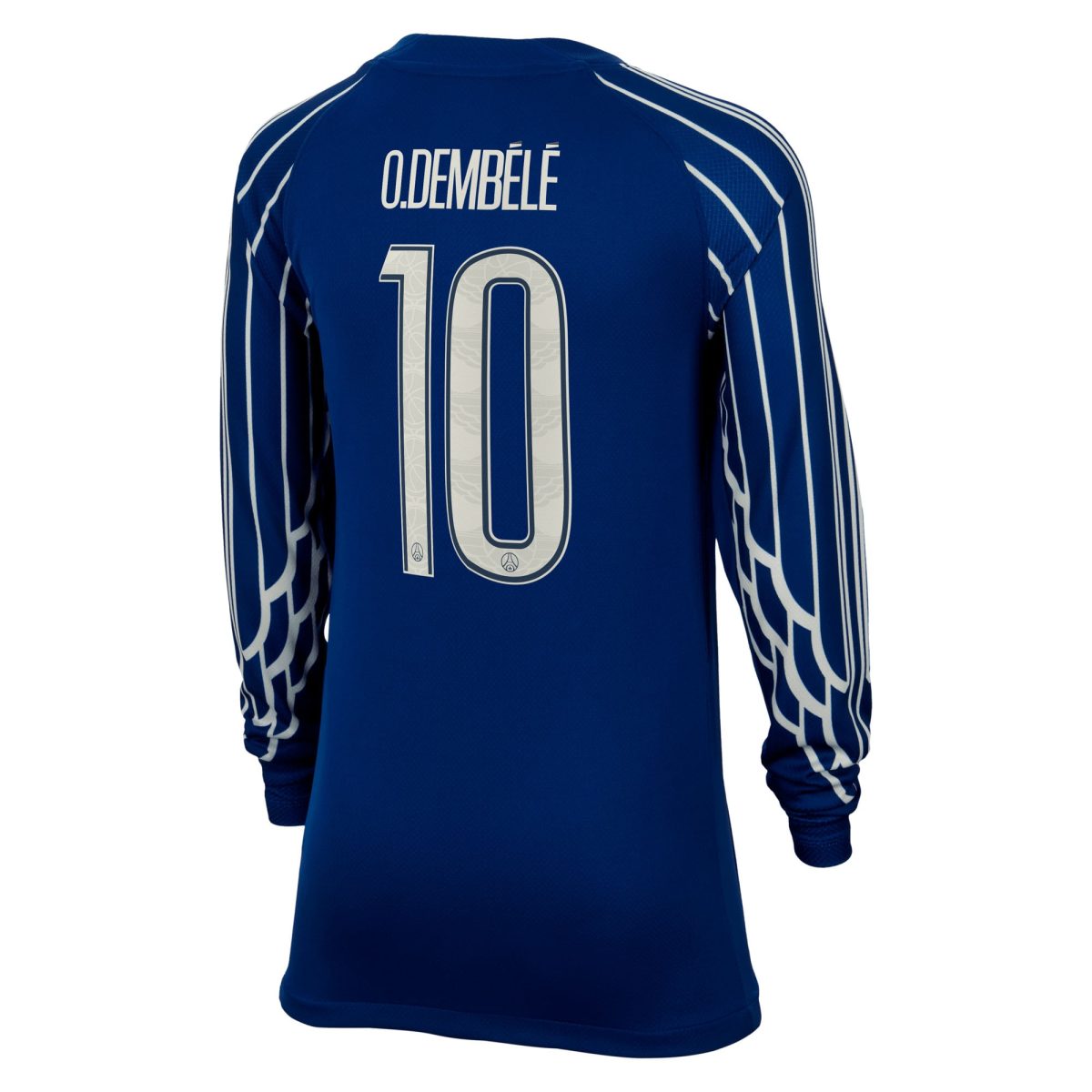 Exklusive psg jordan viertes stadiontrikot 2024-25 – langarm – kinder mit cup-aufdruck o.dembele 10 Kollektion – Premium Paris Saint Germain Trikots