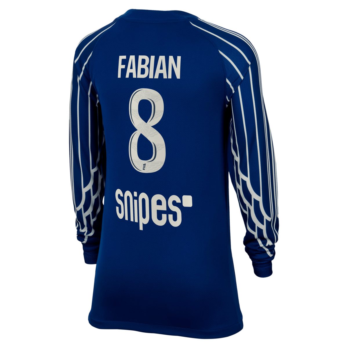 Exklusive psg jordan viertes stadiontrikot 2024-25 – langarm – kinder mit fabian 8-aufdruck Kollektion – Premium Paris Saint Germain Trikots