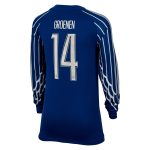 Exklusive psg jordan viertes stadiontrikot 2024-25 – langarm – kinder mit groenen 14-aufdruck Kollektion – Premium Paris Saint Germain Trikots